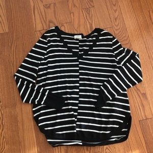 Caslon hi-low sweater, XS